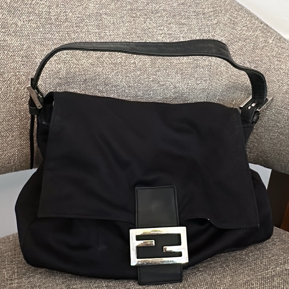 SOLD Vintage Fendi Neoprene Mama Baguette Bag